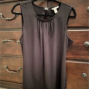 BANANA REPUBLIC women’s sleeveless black shell top